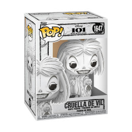 Funko Pop! Disney: 101 Dalmatians (Sketched) - Cruella de vil #1647 Vinyl Figure