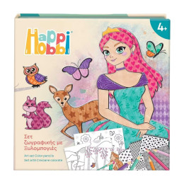 Happihobbi art Color Pencils Πριγκιπισσες Happihobbi art Color Pencils Πριγκιπισσες