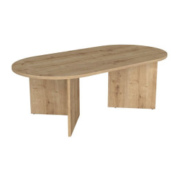 Τραπεζάκι Σαλονιού Cortado Megapap Χρώμα Sapphire oak 120x60x39,6εκ.