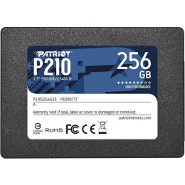 Patriot P210 256 gb Black Sata 6 Gb/s 25" (P210s256g25) (Patrp210s256g25)