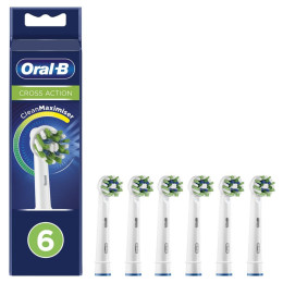Oral-b Crossaction Electric Toothbrush Replacement Heads 6pcs White (80844548) (Bra80844548) Oral-b Crossaction Electric Toothbrush Replacement Heads 6pcs White (80844548) (Bra80844548)