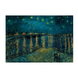 Clementoni Παζλ Museum Collection Vincent Van Gogh: Έναστρη Νύχτα Πάνω Από Το Ρήνο 1000 τμχ - Compac