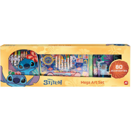Σετ Ζωγραφικης Mega art set Stitch 80 Αξεσουαρ