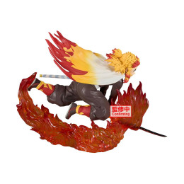 Banpresto Vibration Stars Plus: Demon Slayer: Kimetsu no Yaiba - Kyojuro Rengoku Statue (14cm) (29069)