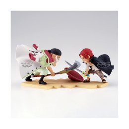 Banpresto World Collectable Figure log Stories: one Piece - Edward Newgate vs Shanks Statue (13cm) (29081)