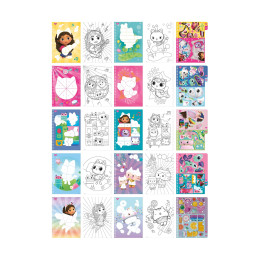 Totum: Gabby's Dollhouse - Sticker by Number Book (Tt421028)