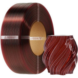 Creality cr-Petg Transparent Wine red - no Reel- 3d Printer Filament, Hard Glossy,  1 kg
