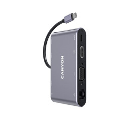 Canyon ds-14 hub 8in1 4k usb-c Dark Grey  cns-Tds14