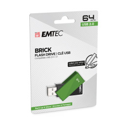 Emtec Usb2.0 C350 64gb Green - Ecmmd64gc352