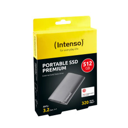 Intenso Premium Edition usb 3.2 Εξωτερικός ssd 512gb 1.8″ Ανθρακί - 3823450