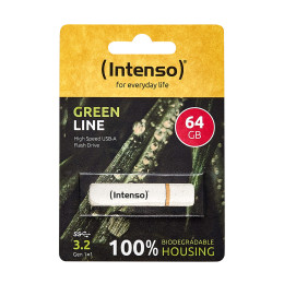 Intenso usb-Stick usb 3.2, 64 gb, Green Line - 3540490