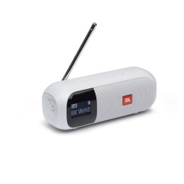 Jbl Tuner 2, Bluetooth Speaker With dab-fm Radio, Waterproof Ipx7 (White) Jbltuner2wht
