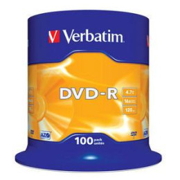 Dvd-r Verbatim 43549  azo 4.7gb 16x Matt Silver Surface