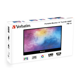 Verbatim pm-14 ips hdr Φορητό Monitor 14″ fhd 1920x1080 6ms - 49590
