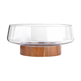 Estia Σαλατιερα Allure με Ξυλινη Βαση 26cm