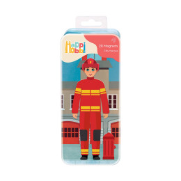 As Happihobbi: City Heroes - Magnet tin (1029-64074)