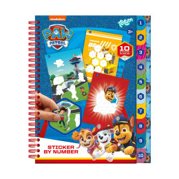 Totum: paw Patrol - Sticker by Number Book (Tt721159)