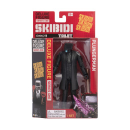 As Skibidi Toilet: Deluxe Figure Series one - Plungerman Action Figure 15cm (66695)