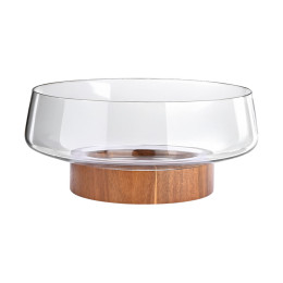 Estia Σαλατιερα Allure με Ξυλινη Βαση 26cm