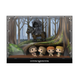 Funko Pop! Moments Deluxe: the Lord of the Rings - the Fellowship of the Ring - Ringwraith / Frodo / Pippin / Samwise / Merry #09 Vinyl Figure