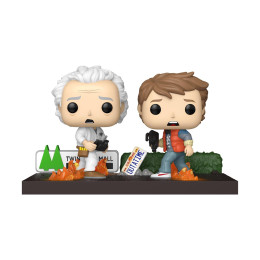Funko Pop! Moment: Back to the Future (40th Anniversary) - doc & Marty #1846 Vinyl Figures