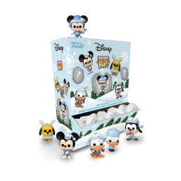 Funko Pocket Pop! Capsule: Disney Holidays - Mickey Mouse, Minnie Mouse, Donald Duck, Daisy Duck, Goofy, Pluto (Blind Box/random) Vinyl Figures