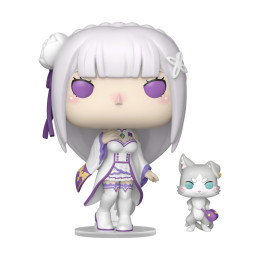 Funko Pop! Animation: Re:zero: Starting Life in Another World - Emilia With Puck #2112 Vinyl Figures