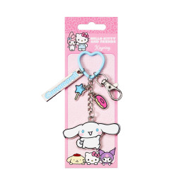 Carat Shop Hello Kitty - Cinnamoroll Keyring With Charms (Hkkr0019)