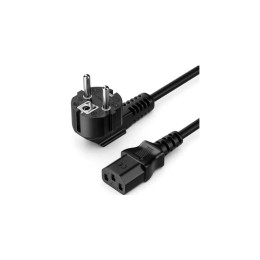 Vention 3-Prong Power Cable c13 Connector 1.8m Black eu-Plug (Zcgbac) (Venzcgbac)