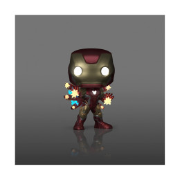 Funko Pop! Plus: the Infinity Saga - Iron man (Glows in the Dark) #1555 Bobble-Head Vinyl Figure