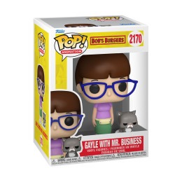 Funko Pop! Animation: Bob's Burgers - Gayle With Mr.business #2170 Vinyl Figures