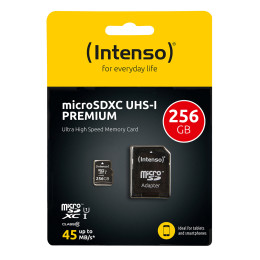 Intenso 256gb Micro sd - uhs-i - Premium