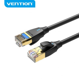 Vention Cat.8 Sftp Patch Cable 3m Black Slim Type (Ikibi) (Venikibi)