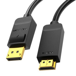 Vention 4k Displayport to Hdmi Cable 3m Black (Hagbi) (Venhagbi)