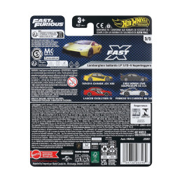 Mattel hot Wheels Premium: Fast & Furious - Lamborghini Gallardo Lp570-4 Superleggera (Jbm01)