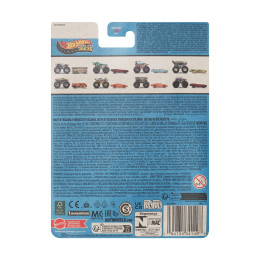 Mattel hot Wheels: Monster Trucks - Slam Prix / Prix Collision 2 Pack Vehicles (Jjt57)