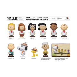 Monogram: Peanuts Series2 - 3d Foam bag Clips Figures (Blind Bag/random) (34010)