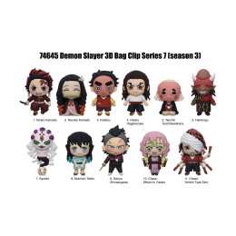 Monogram: Demon Slayer (Series7) (Blind Bag/random) 3d Foam bag Clips Figures (74645)