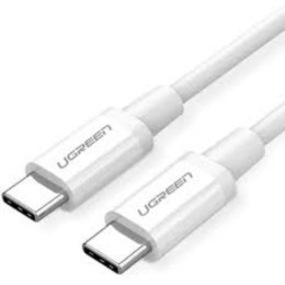 Ugreen Type c to Type c Cable Us264 60w 0.5m White (60517) (Ugr60517)
