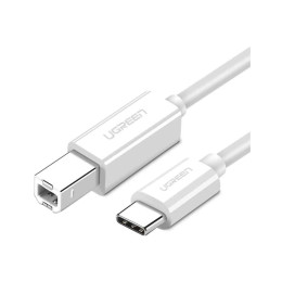 Ugreen usb 2.0 c-b Us241 to 1.5m Printer Cable White (40417) (Ugr40417)