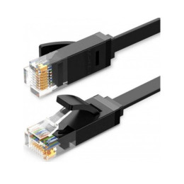 Ugreen Ethernet Flat Cable Rj45 Cat.6 utp 0.5m Black (50172) (Ugr50172)
