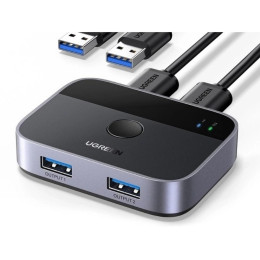 Ugreen Switch usb 3.0 2x2 Cm757 5 Gbps + 2x usb Cable 1.5m (35313) (Ugr35313)
