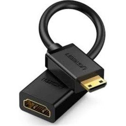 Ugreen 20137 Adapter Mini Hdmi to Hdmi 22cm Black (20137) (Ugr20137)