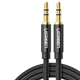 Ugreen Av112 Mini Jack Cable 3.5mm aux 2m Black (50363) (Ugr50363)