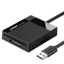 Ugreen Card Reader Cr125 4-in-1 usb 3.0 0.5m Black (30333b) (Ugr30333b)