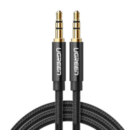 Ugreen Mini Jack 3 5mm aux Cable 1m Black (50361) (Ugr50361)
