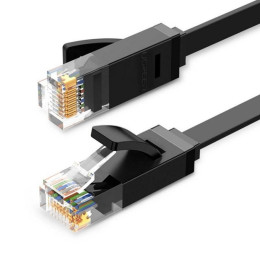 Ugreen Ethernet Rj45 Flat Network Cable Cat.6 utp 5m Black (50176) (Ugr50176)