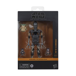 Hasbro Fans Star Wars: the Mandalorian Black Series - ig-12 & Grogu Deluxe Φιγούρα Δράσης (15cm) (G0074)