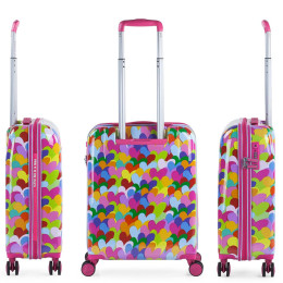 Βαλίτσα Καμπίνας AGATHA RUIZ DE LA PRADA Hearts Colorful 131150-01