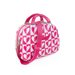 Beauty Case AGATHA RUIZ DE LA PRADA Pink/White Hearts 134235-01